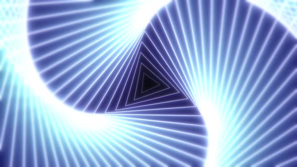 Triangle Wave - Blue - 60fps,4k