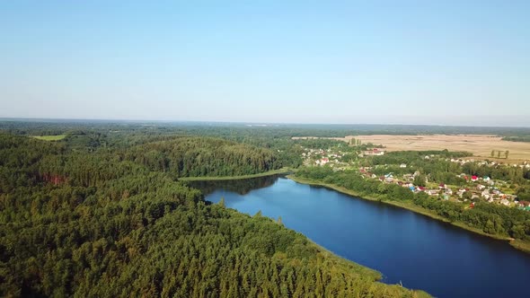 Three Lakes In The Town Of Gorodok 