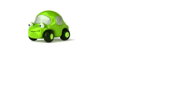 Green car