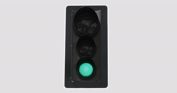 Traffic Light in Normandy, Real Time 4K