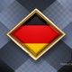 Germany Flag Rotating Badge 4K Looping with Transparent Background - VideoHive Item for Sale