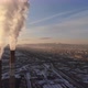 Smoke Rising from the Chimney of a Coal Boiler - VideoHive Item for Sale