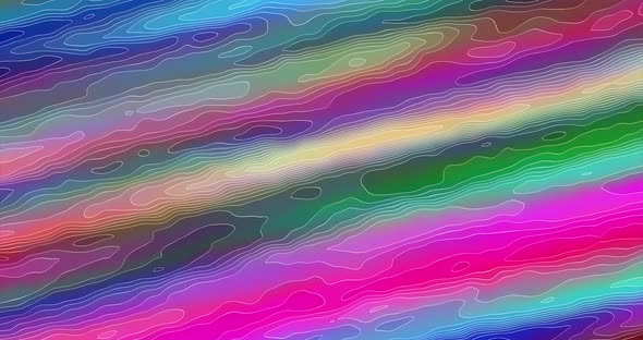 Abstract colorful twisted background animation