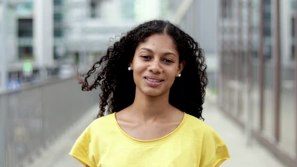 Cheerful Young Woman