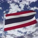 Thailand Flag With Sky - VideoHive Item for Sale