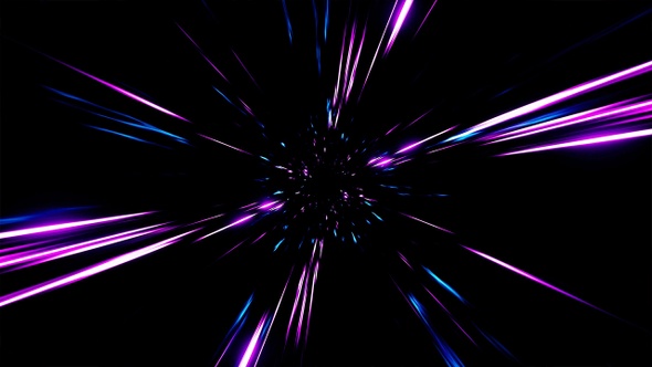 Neon Hyperspace Jump