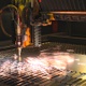 Cutting laser of sheet metal on automatic machine  - VideoHive Item for Sale