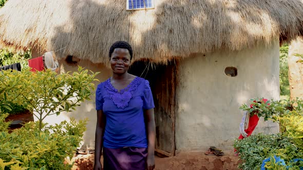 Portrait of Smiling African Woman