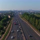 Aerial Top View at Road Traffic Cars at Summer - VideoHive Item for Sale