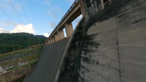 Hydroelectric DAM at Arecibo Puerto RIco 1 FPV DRONE