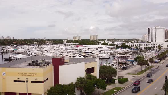 Aerial Video Reveal 2021 Fort Lauderdale International Boat Show