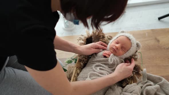 Newborn Baby Photoshoot Process