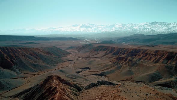 Red Color Rocks Landscape