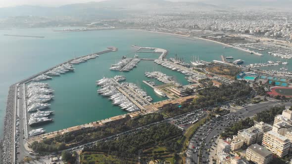 Sea Port View of Athens.