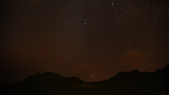 Nighttime cloudscape