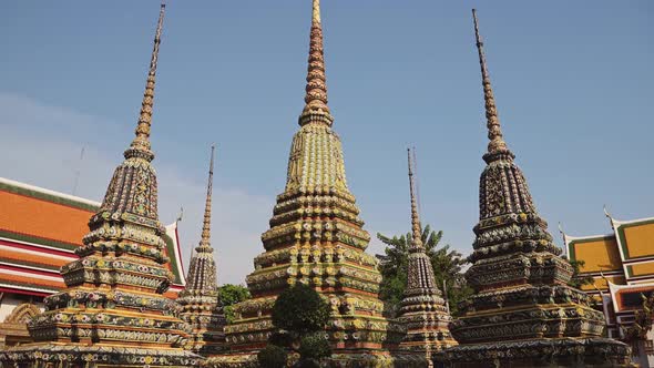 Temple in Bangkok, Thailand, Temple of the Reclining Buddha (aka Wat Pho, Wat Phra Chetuphon, Wat po