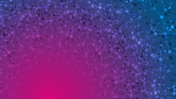 Abstract DNA Molecular Structure