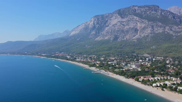 Aerial View Beldibi Village Turkey