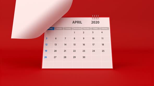 2020 Calendar alt