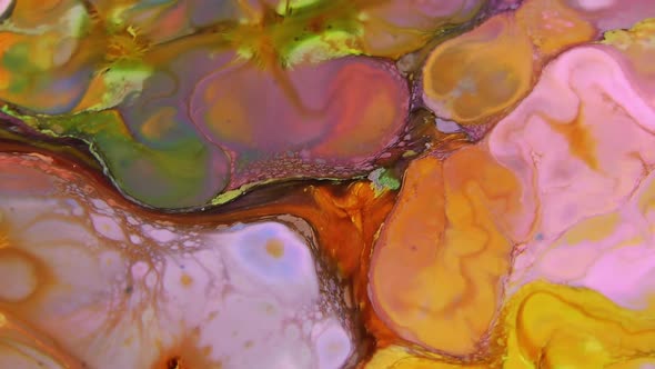 Abstract Colors Spreading Paint Swirling And Blast alt