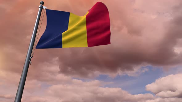 Chad Flag 4K