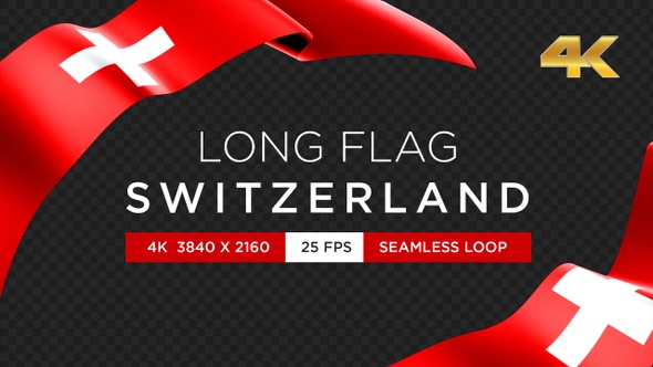 Long Flag Switzerland