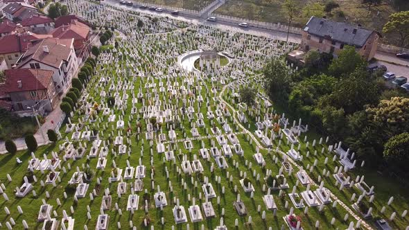 Islamic Cemetary In Sarajevo