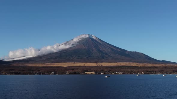 Skyline Aerial view in Mt. Fuji