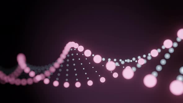 DNA chain video footage. alt