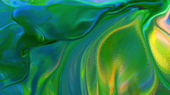 Abstract Colorful Sacral Liquid Waves Texture 420