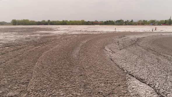 Mud Volcano Bledug Kuwu Indonesia