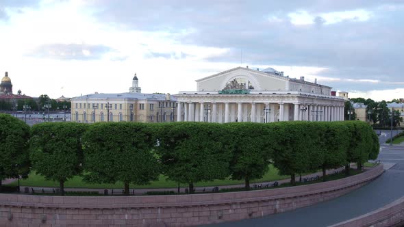 Aerial  View The Historic Center Of St.Petersburg,Russia 175