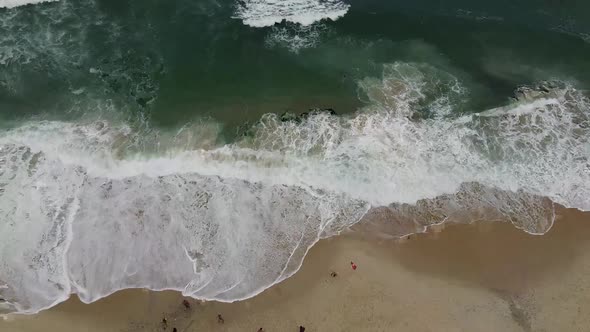 Drone Footage - Rio De Janeiro - Beach and Ocean   