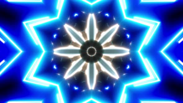 Vj Blue Laser Lamp Flash Light Background Loop 4K 03