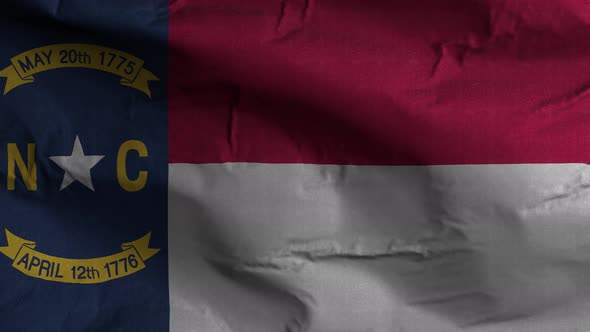 North Caroline State Flag 4K