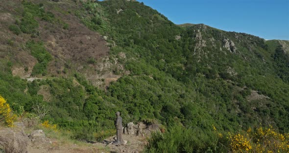 Col de l'Asclier, Cevennes, Gard, France