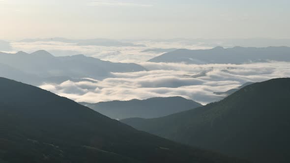  Video Footage Timelapse of Carpathian Mountains