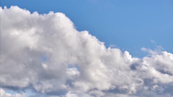 Clouds with Blue Sky Timelapse