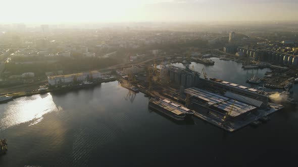 Odessa Port View From Drone