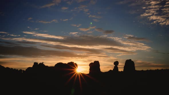 Tranquil Desert Southwest Sunset Timelapse