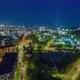 Night view of the city from the air  time lapse - VideoHive Item for Sale