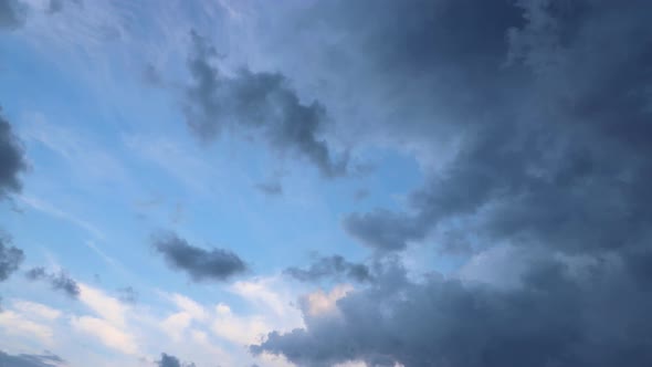 divergent moving clouds