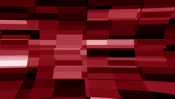 Red Colorful Geometric News Background