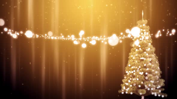 Christmas Glow Background Loop