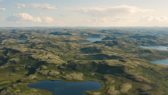 Landscape of Kola Peninsula Near Teriberka Settlement