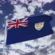 Anguilla Flag With Sky 4k - VideoHive Item for Sale
