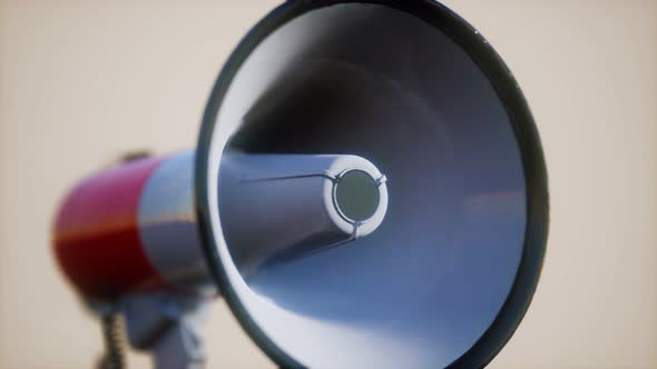 Retro Electric Speaker Megaphone