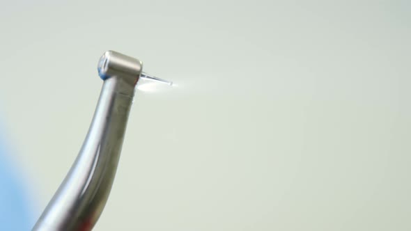 Dentist hand piece against white background