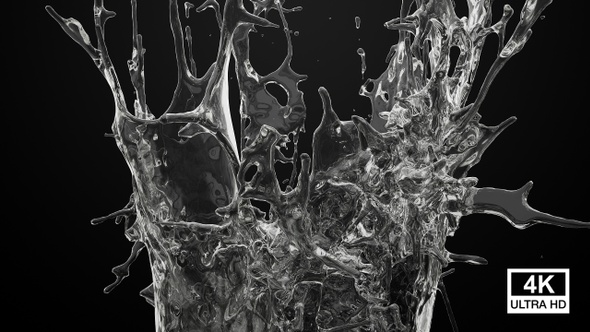 Pure Water Crown Splash 4K alt