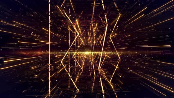 Neon Glow Particle 4K alt